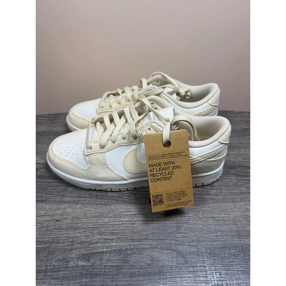 Nike Dunk Low Next Nature Soft Pearl Beach Pale Ivory HJ7673-004 Womens 8.5